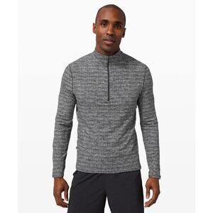 Pullover jacket Mens M Gray lululemon  Athletic Gym Surge Warm